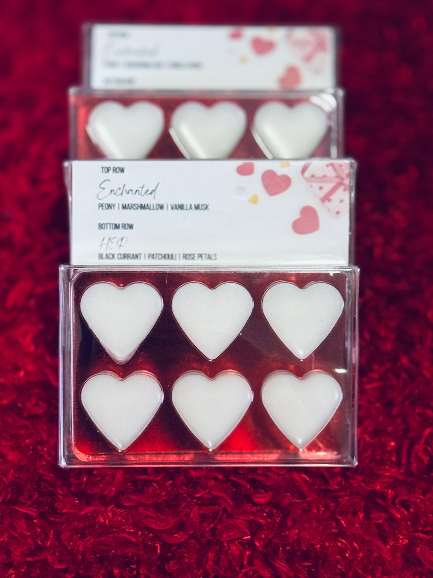 Heart Wax Melts – Mini Size (6 Hearts | 1 oz)